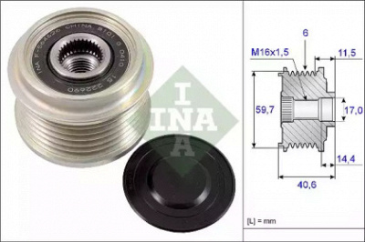 WILMINK GROUP wg1253796 -  Механизм свободного хода генератора